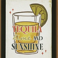 8" Tequila, Lime and Sunshine Block Tabletop Décor by Ashland®