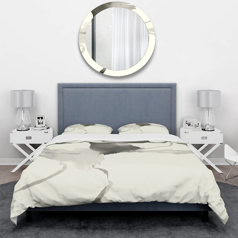 Designart 'minimal geometric Gesture I' Geometric Bedding Set