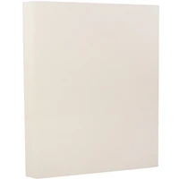 JAM Paper Strathmore Natural White Wove 8.5" x 11" Extra Heavy-Weight Cardstock, 25 Sheets