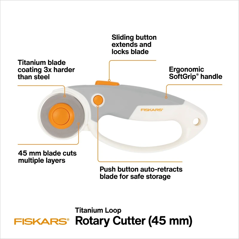 Fiskars® 45mm Multiple Layers Loop Rotary Cutter