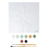 8" Canoe Paint-by-Number Plywood Surface Kit by Artist's Loft®