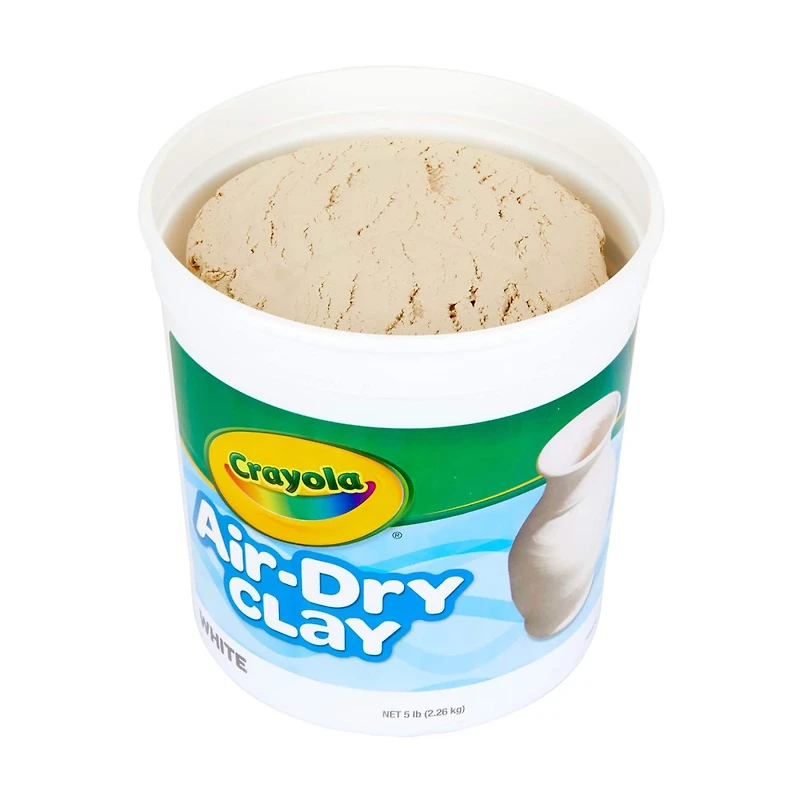 Crayola® 5 lb. White Air-Dry Clay Tub, 2ct.