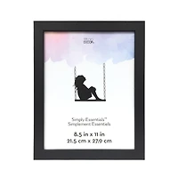 Simply Essentials™ 8.5" x 11" Black Flat Top Frame by Studio Décor®