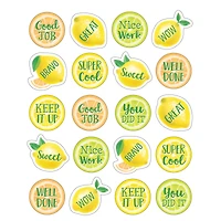 Teacher Created Resources Lemon Zest Stickers, 12 Packs of 120
