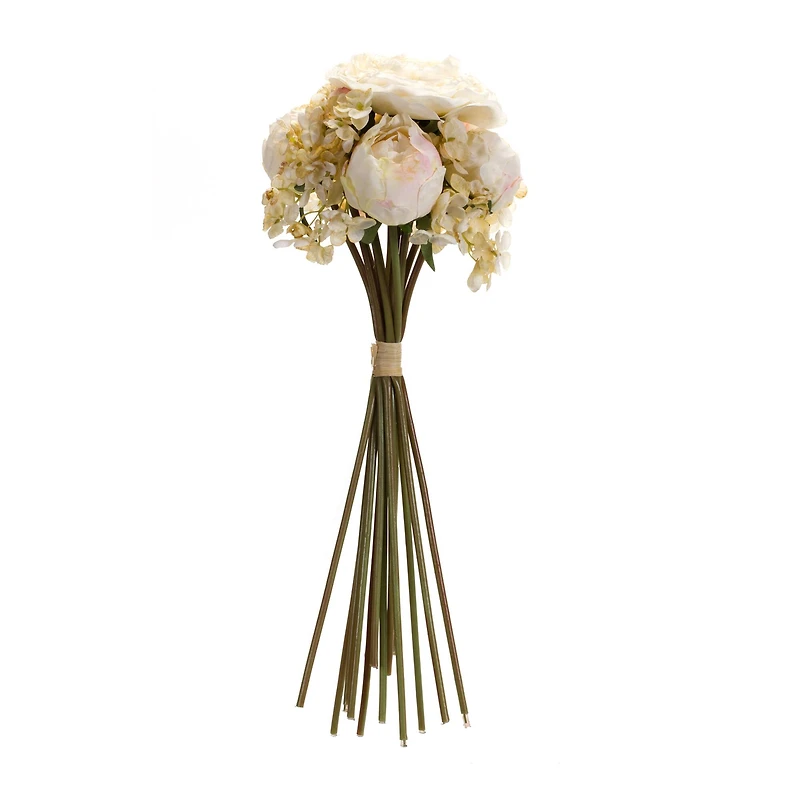 Ivory Peony & Hydrangea Bouquet Set