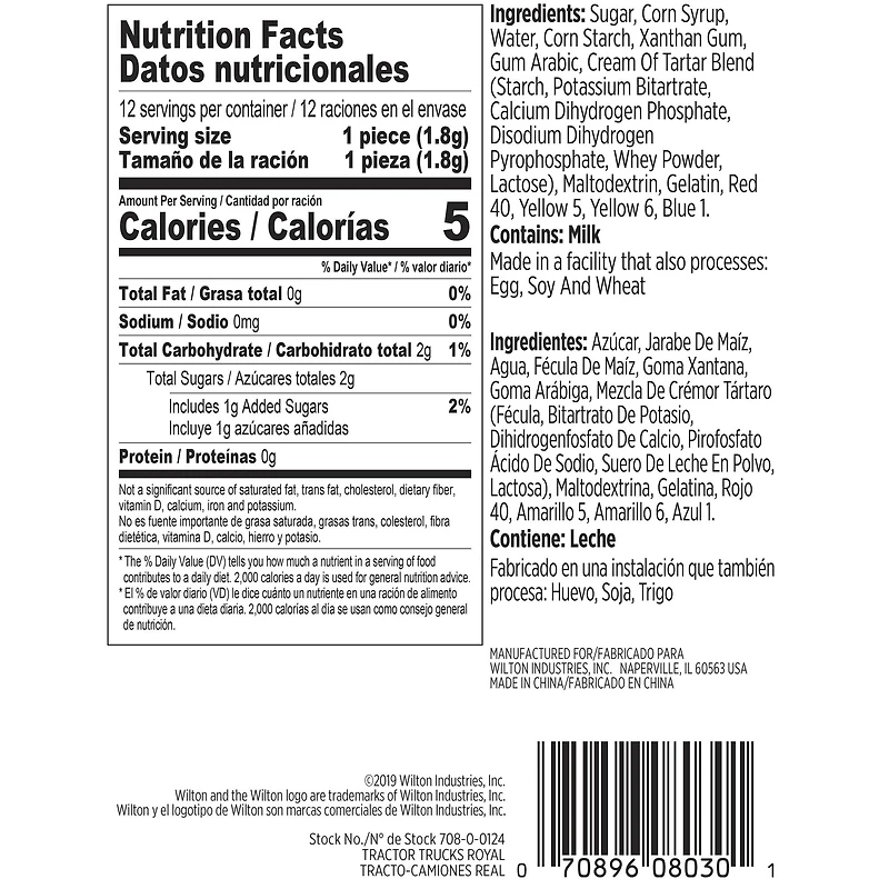 Wilton® Truck Icing Decorations