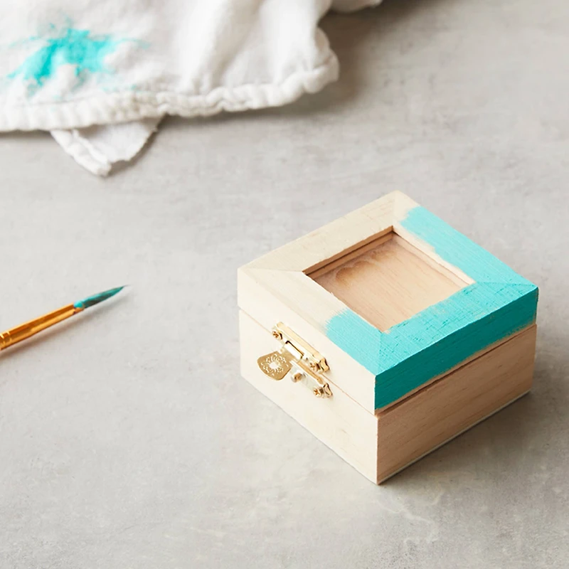 8 Pack: 3" Wood Box with Shadow Box Lid by Make Market®