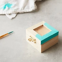 8 Pack: 3" Wood Box with Shadow Box Lid by Make Market®