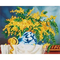 Diamond Dotz® Intermediate Native Wattle Diamond Painting Kit