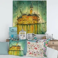Designart - Idyllic Island of Venice At Night