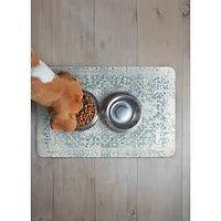 FloorPops Kilim Blue Stone Quick Drying Mat