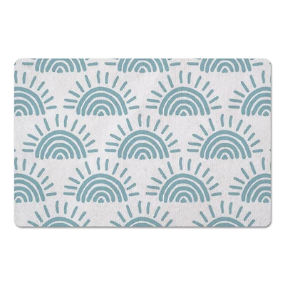 Sun Pattern Floor Mat