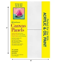 Strathmore® 300 Series 5" x 7" White Canvas Panels, 16ct.