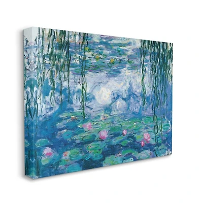 Stupell Industries Classic Water Lilies Painting Monet Pond Detail Canvas Wall Art