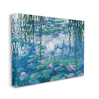 Stupell Industries Classic Water Lilies Painting Monet Pond Detail Canvas Wall Art
