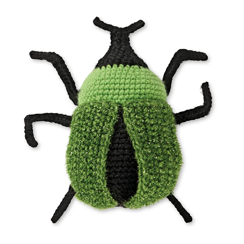 6 Pack: Intermediate Beetle Amigurumi Crochet Kit by Loops & Threads®