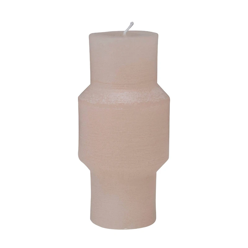 Hello Honey® 3" x 6" Blush Unscented Totem Pillar Candle