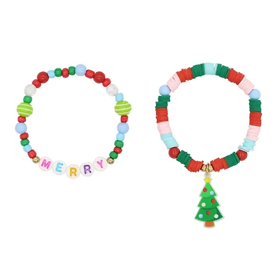 Christmas Tree Bead Bracelets by Creatology™