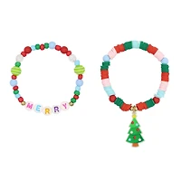 Christmas Tree Bead Bracelets by Creatology™