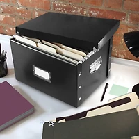 Snap-N-Store Black Legal Letter File Box