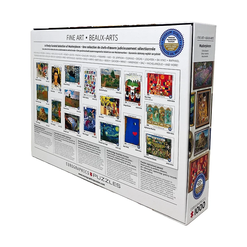 Fine Art Masterpieces: 1000 Pcs