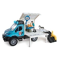 Dickie Toys Light & Sound Iveco Animal Rescue Playset