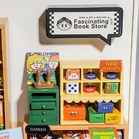 Rolife® Super Creator Fascinating Book Store DIY Miniature Kit