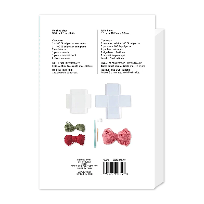 Intermediate Gift Amigurumi Crochet Ornament Kit by Loops & Threads®