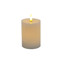 3" x 4" LED Wax Pillar Flickering Candle by Ashland
