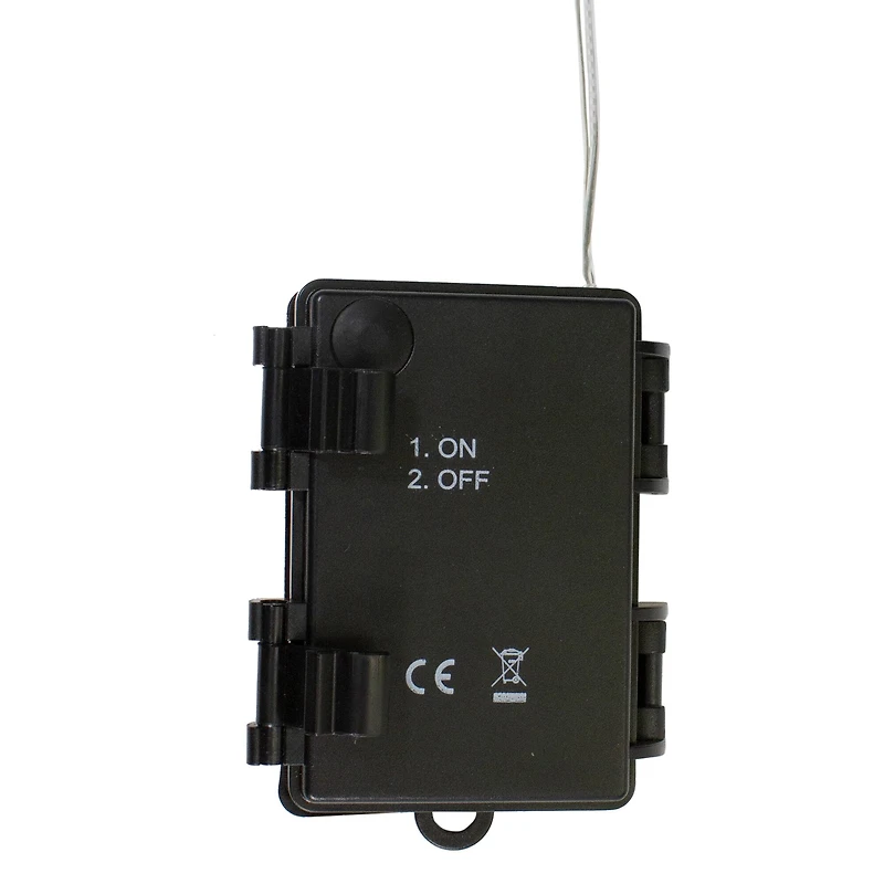 38" LED Lighted Potted Artificial Palm Plant