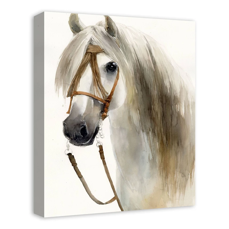Horse In Autumn 16" x 20" Canvas Wall Art