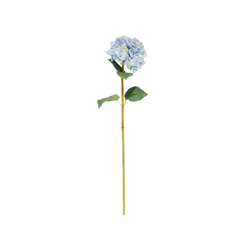 33" Blue Hydrangea Artificial Flower Stem
