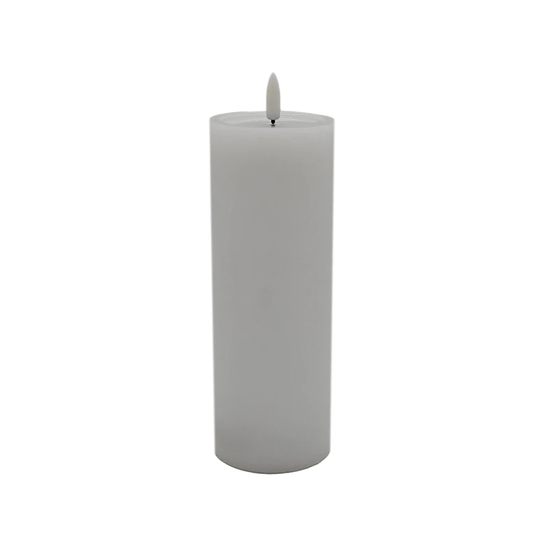 3" x 8" LED Wax Pillar Flickering Candle by Ashland