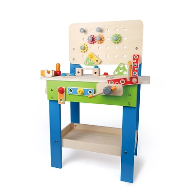 Hape Master Workbench Kid's Wooden Tool Workshop Toy