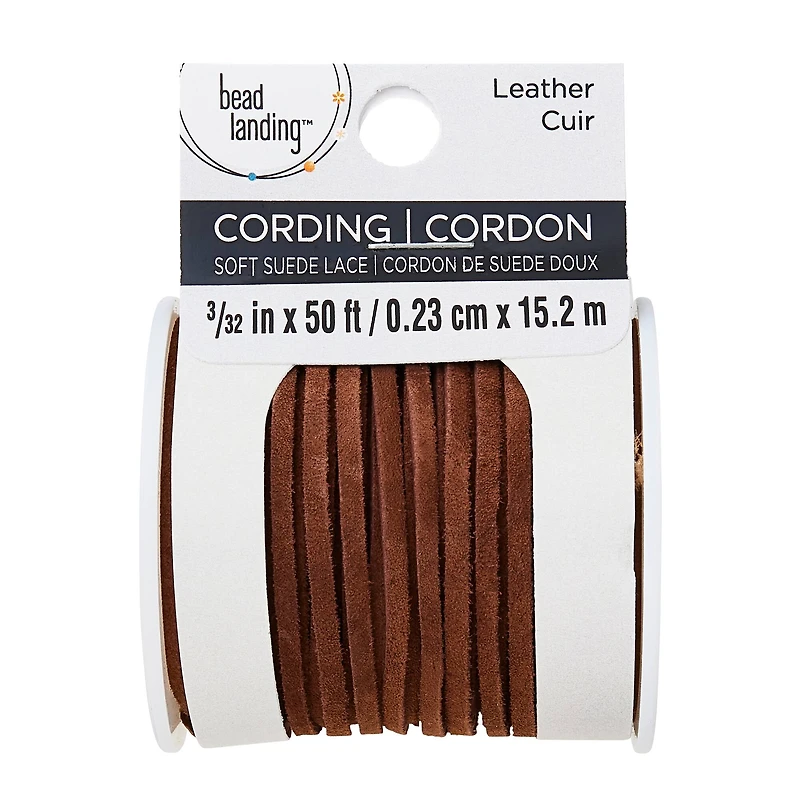 Cafe Soft Suede Lace Cording by Bead Landing™