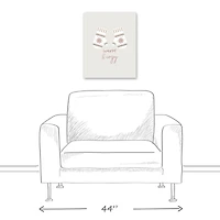 Warm And Cozy Mittens 16x20 Canvas Wall Art