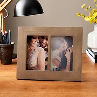 Expressions™ 2 Opening 4" x 6" Greige Collage Frame by Studio Décor®