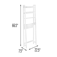 Honey Can Do White Over-The-Toilet Bathroom Space Saver
