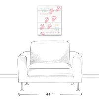 Bunny Has Chocolate 16" x 20" Canvas Wall Art