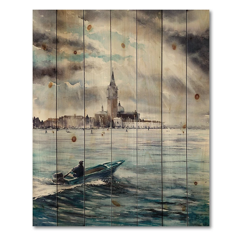 Designart - Storm Over Venice In Italy