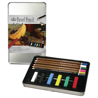 Royal & Langnickel® Pastel Pencil Tin Art Set