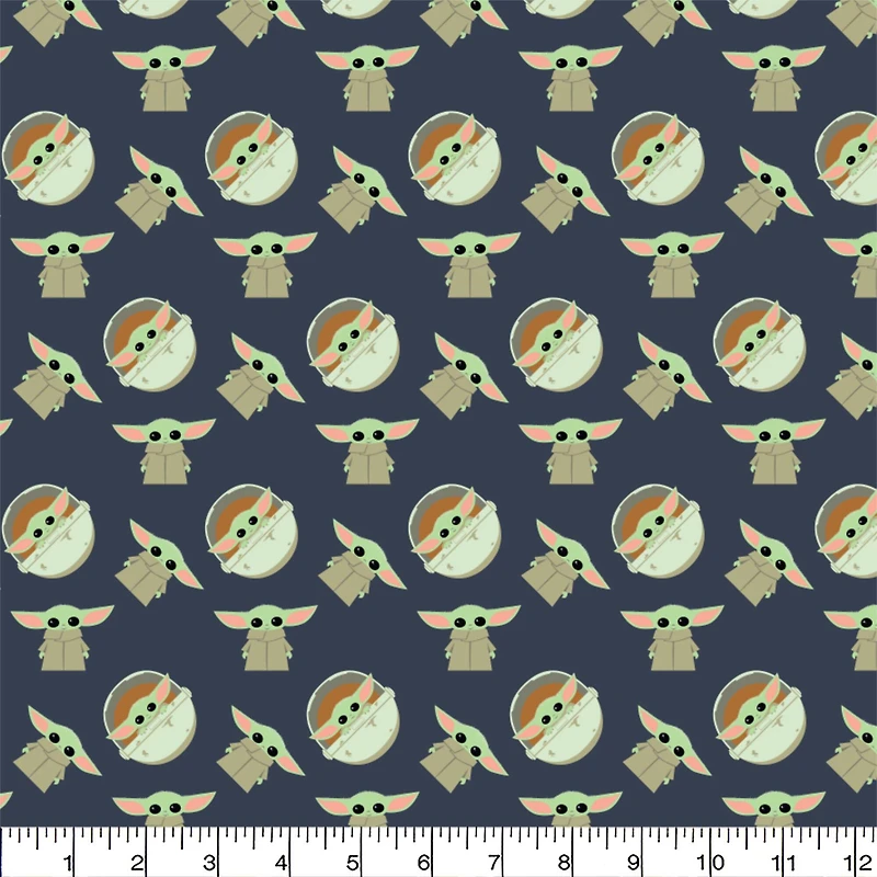 Star Wars™ Baby Yoda Toss Cotton Fabric