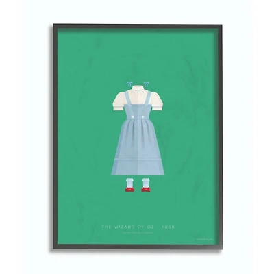 Stupell Industries The Wizard of Oz Fashion Design in Black Frame Wall Art