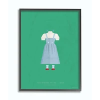 Stupell Industries The Wizard of Oz Fashion Design in Black Frame Wall Art