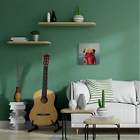 Stupell Industries Pug Portrait Germ Free Zone Cleaning Dog Canvas Wall Art