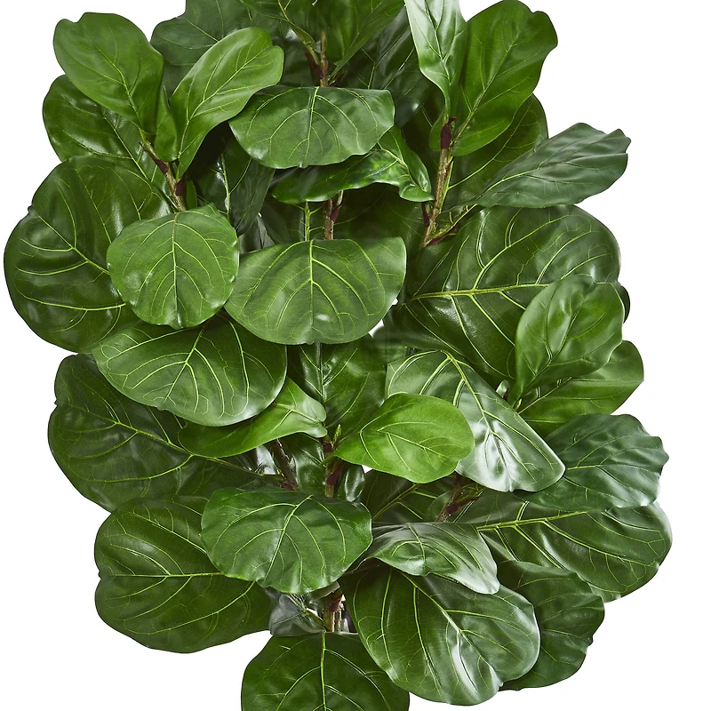 6.5ft. Green Fiddle Leaf Tree in Farmhouse Planter