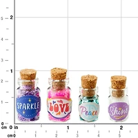 Mini Glass Glitter Bottle Set by Make Market®