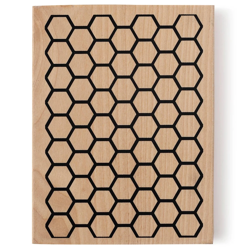 Honeycomb Wood Stamp by Recollections™
