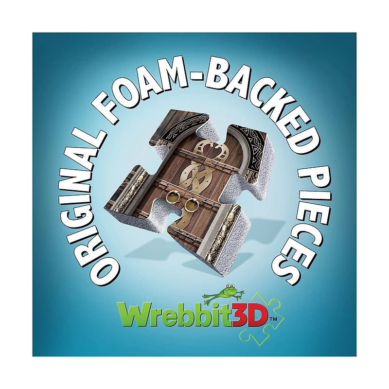 The Lord of the Rings - Golden Hall - Edoras 3D Puzzle: 445 Pcs