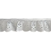 Simplicity® White Daisy Eyelet